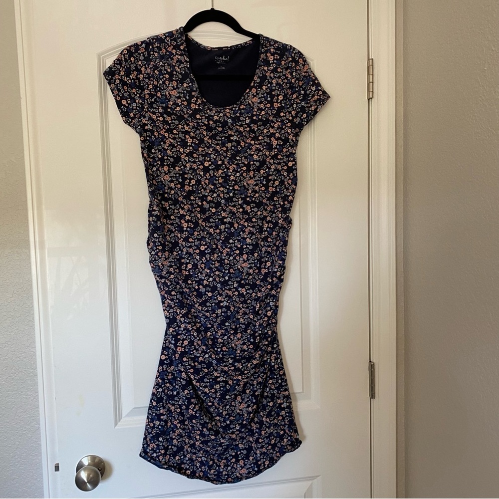 Floral Isabel Maternity T-Shirt Dress